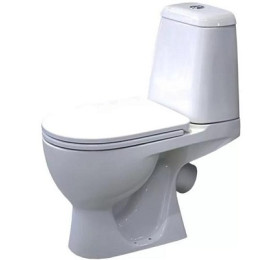 унитаз-компакт Max SC с двухреж. арм. Oliveira, сид. д/п, soft close, clip up SANITA LUXE