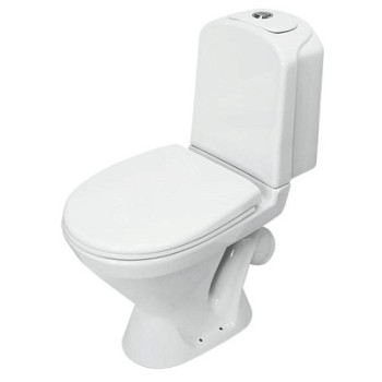 унитаз-компакт Classic с двухреж. арм. Oliveira, сид. д/п, soft close, clip up SANITA LUXE