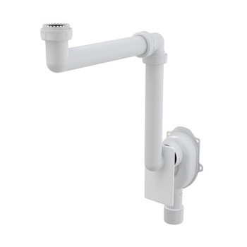 сифон под штукатурку универсальный, экономящий пространство A873 Alcadrain