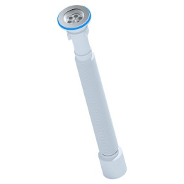 сифон д/умывальника гофрированный АНИ 1.1/4"х50 удлинённый 1350 мм G215