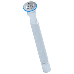 сифон д/умывальника гофрированный АНИ 1.1/4"х40 удлинённый 1350 мм G214