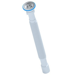 сифон д/умывальника гофрированный АНИ 1.1/4"х32/40 удлинённый 1396 мм G217