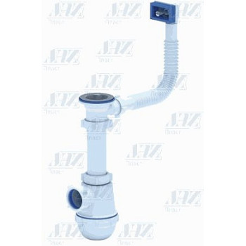 сифон д/мойки АНИ 1.1/2"х40 с гибким переливом С0140S