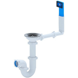 сифон д/мойки АНИ 3.1/2"х40 прямоточный c жестким переливом D0145