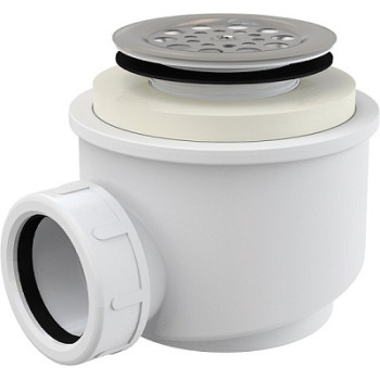 сифон для душевого поддона с нержавеющей решеткой A46 д.50 Alcadrain