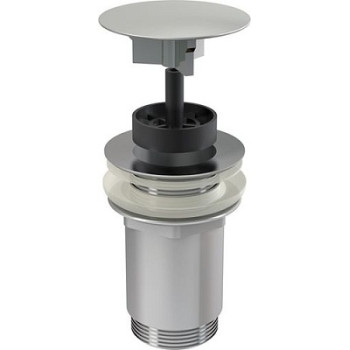 донный клапан click/clack c большой кнопкой, хром A396 Alcadrain