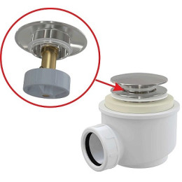 сифон для душевого поддона Click Clack A465C-50 д.50 Alcadrain