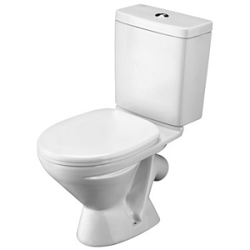 унитаз-компакт Лига косой выпуск, нижн.подв., сиденье полипропилен Сантек (1.WH30.2.197)