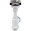 сифон д/мойки 1.1/2"х40/50 с нерж. решеткой д.115 A446 Alcadrain