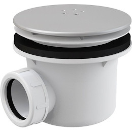 сифон для душевого поддона металл LUX A49K Mat Alcadrain