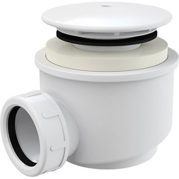 сифон для душевого поддона белый A47B д.60 Alcadrain