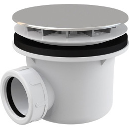 сифон для душевого поддона хромированный A49CR Alcadrain