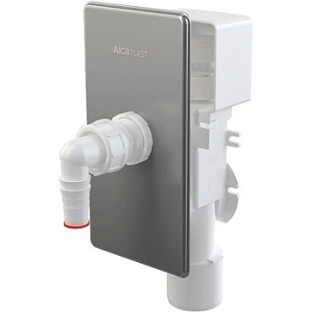 сифон д/стиральной машины для скрытого в стене монтажа с разрыв. клап. DN40 и DN50, нерж.сталь APS3P