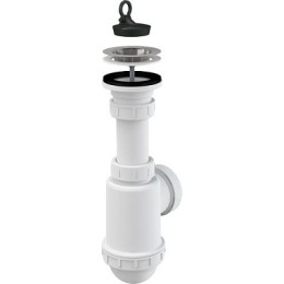 сифон д/мойки 1.1/2"х40/50 c нержавеющей pешеткой д.70 A441-DN50/40 Alcadrain