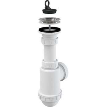 сифон д/мойки 1.1/2"х40/50 c нержавеющей pешеткой д.70 A441-DN50/40 Alcadrain