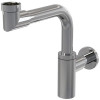 сифон д/умывальника 1.1/4"х32 DESIGN цельнометаллический, экономящий пространство,хром A403 Alcadrai