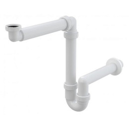 сифон д/умывальника 1.1/4"х40 экономящий пространство A434 Alcadrain