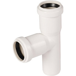 тройник PP 32*32*87 белый HTEAw Ostendorf