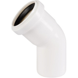 отвод PP 50*45 белый HTBw Ostendorf