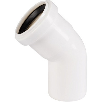 отвод PP 50*45 белый HTBw Ostendorf