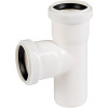 тройник PP 50*50*87 белый HTEAw Ostendorf