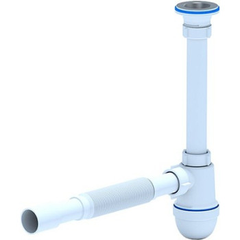 сифон д/умывальника АНИ mini Юнг 1.1/4"х32 с гибкой трубой 32х32 BM1005