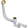 сифон д/ванны полуавтомат комплект металл/металл A55GOLD-RU-01 Alcadrain