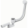 сифон д/ванны полуавтомат комплект белый пластик/пластик A51BM-80 Alcadrain
