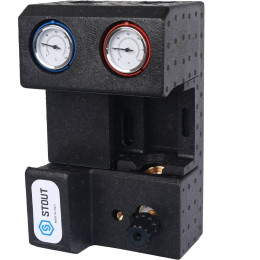 Насосная группа STOUT SDG-0007 с 3-х ходовым приводным смесителем 3/4 без насоса, SDG-0007-002001