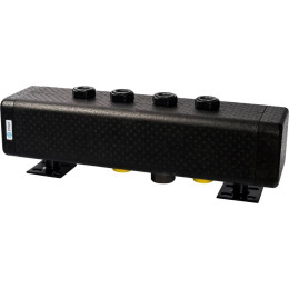 Стальной распределительный коллектор STOUT SDG-0016 2 отопительных контура, в теплоизоляции DN 32, SDG-0016-005002