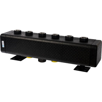 Стальной распределительный коллектор STOUT SDG-0016 3 отопительных контура, в теплоизоляции DN 32, SDG-0016-005003