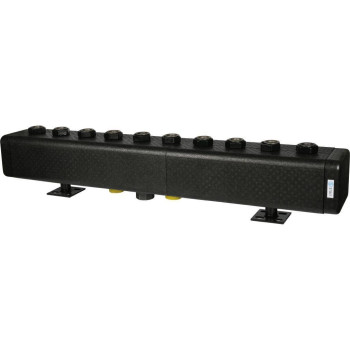 Стальной распределительный коллектор STOUT SDG-0016 5 отопительных контуров, в теплоизоляции DN 32, SDG-0016-005005