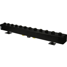 Стальной распределительный коллектор STOUT SDG-0016 6 отопительных контуров, в теплоизоляции DN 32, SDG-0016-005006