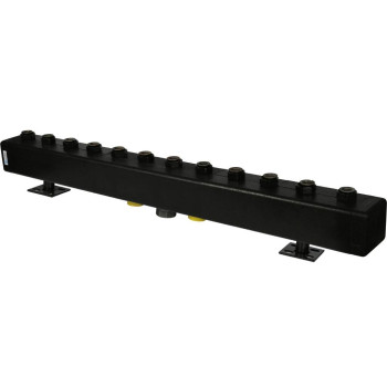 Стальной распределительный коллектор STOUT SDG-0016 6 отопительных контуров, в теплоизоляции DN 32, SDG-0016-005006