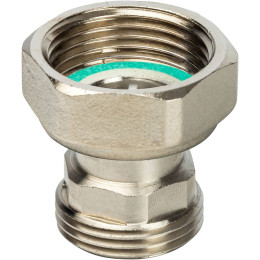 Разъемное соединение STOUT 3/4 с плоским уплотнением никелированное, SDG-0019-010020