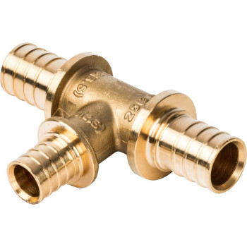 Тройник переходной STOUT 25x20x25 для труб из сшитого полиэтилена аксиальный, SFA-0014-252025