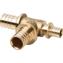 Тройник переходной STOUT 25x25x16 для труб из сшитого полиэтилена аксиальный, SFA-0014-252516