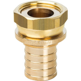 Переходник STOUT с накидной гайкой 32xG 1 для труб из сшитого полиэтилена аксиальный, SFA-0019-003210