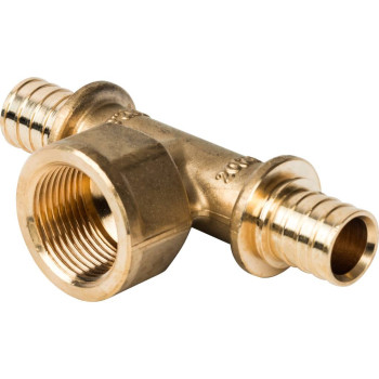 Тройник-переходник STOUT с внутренней резьбой 20xR 3/4 для труб из сшитого полиэтилена аксиальный, SFA-0028-002034