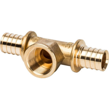 Тройник-переходник STOUT с внутренней резьбой 32xR 1 для труб из сшитого полиэтилена аксиальный, SFA-0028-003210