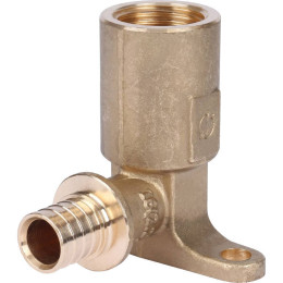 Угольник STOUT настенный с длинным нарезным патрубком 16-Rp 1/2, SFA-0032-001612