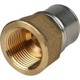 Переходник STOUT с внутренней резьбой 1 х32 для металлопластиковых труб прессовой, SFP-0002-000132