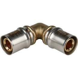 Угольник STOUT  90° 20х20 для металлопластиковых труб прессовой, SFP-0009-002020