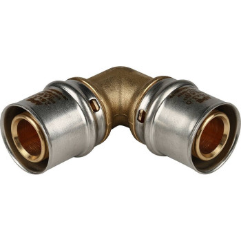 Угольник STOUT  90° 26х26 для металлопластиковых труб прессовой, SFP-0009-002626