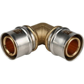 Угольник STOUT  90° 32х32 для металлопластиковых труб прессовой, SFP-0009-003232