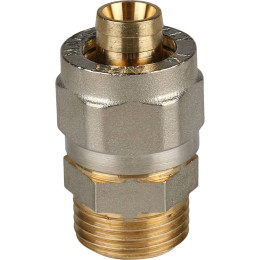 Переходник STOUT с наружной резьбой 1/2 х16 для металлопластиковых труб винтовой, SFS-0001-001216