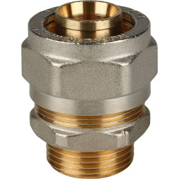 Переходник STOUT с наружной резьбой 3/4 х26 для металлопластиковых труб винтовой, SFS-0001-003426