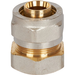 Переходник STOUT с внутренней резьбой 1 х26 для металлопластиковых труб винтовой, SFS-0002-000126