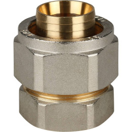 Переходник STOUT с внутренней резьбой 1 х32 для металлопластиковых труб винтовой, SFS-0002-000132