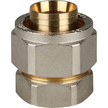 Переходник STOUT с внутренней резьбой 1 х32 для металлопластиковых труб винтовой, SFS-0002-000132